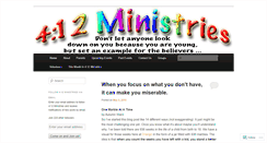 Desktop Screenshot of mv412ministries.com